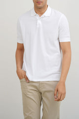 Classic Fit Jersey Colar - Basic T-Shirt - Maroon
