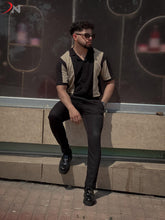 OLD MONEY AURA PANEL SHIRT.