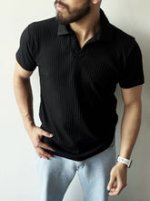 Black Striped - Cotton Old Money Shirt