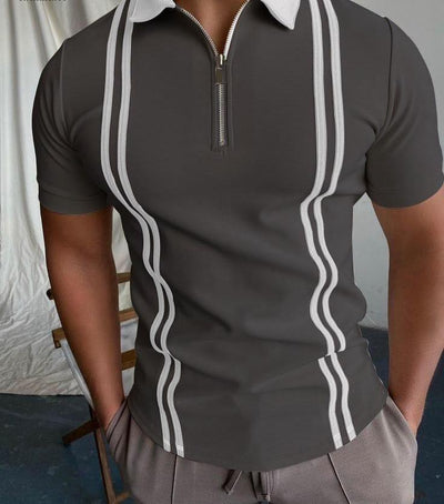 SUMMER STUFF ZIP STYLE SHIRT