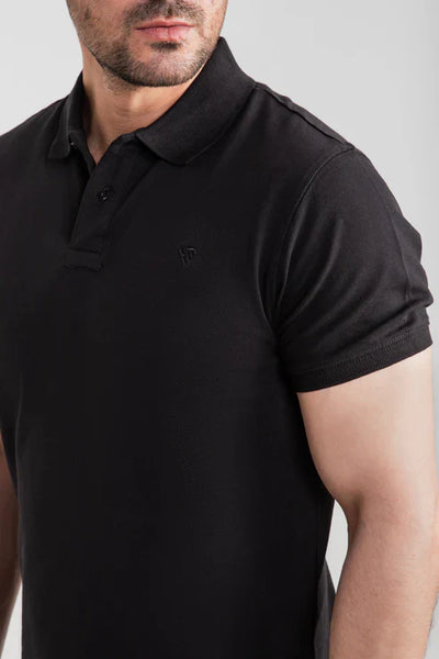 Classic Fit Jersey Colar - Basic T-Shirt - Maroon