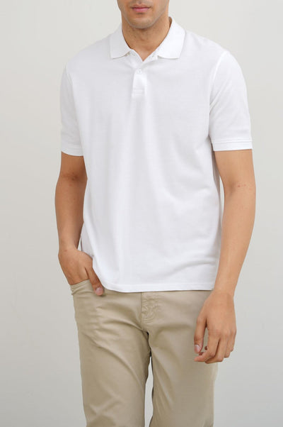 Classic Fit Jersey Colar - Basic T-Shirt - Maroon